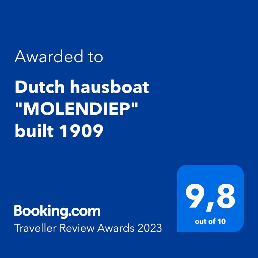 Dutch Hausboat "Molendiep" Built 1909 Mosty Экстерьер фото